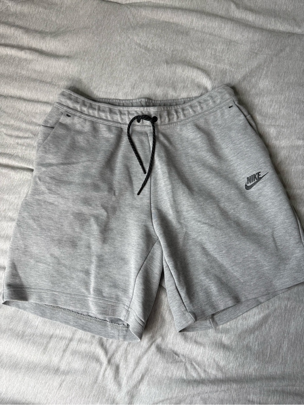 Nike Men's Grey Tech Fleece DRI-FIT Athletic Shorts